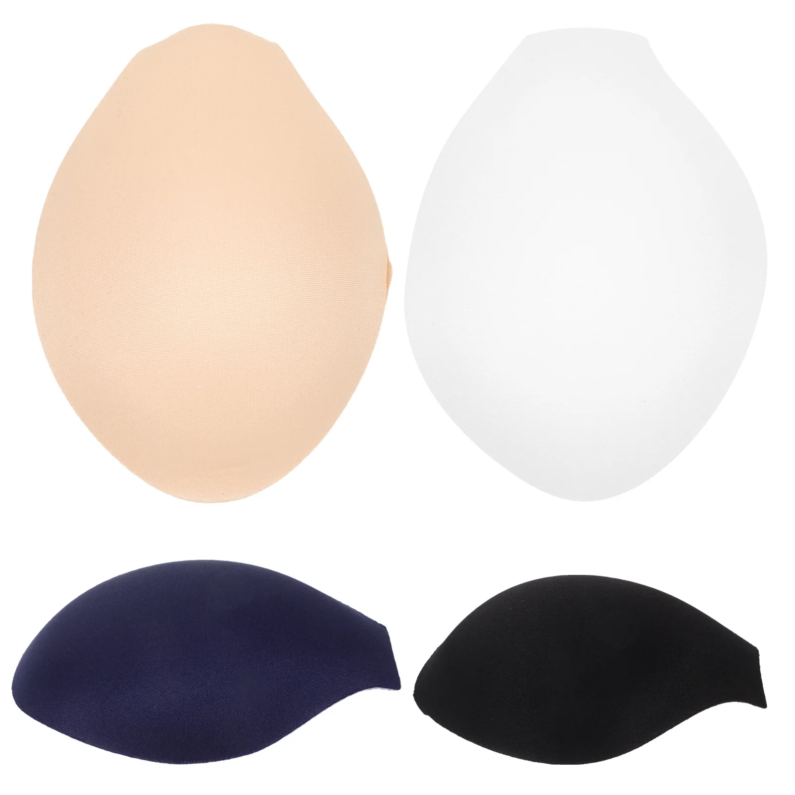 4 قطع من وسادات الأكواب الإسفنجية للرجال، ملابس داخلية معززة للانتفاخ، مريحة وصديقة للبشرة، خفيفة الوزن، قابلة للتنفس، حماية للرياضة #3