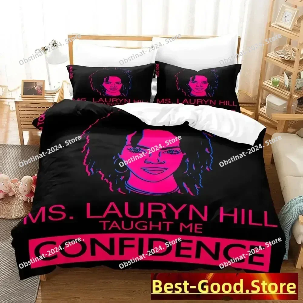 

2023 Lauryn Hill Bedding Set Single Twin Print Bed Set With Pillowcase Bed Duvet Cover Soft Single Double Queen Super King Size