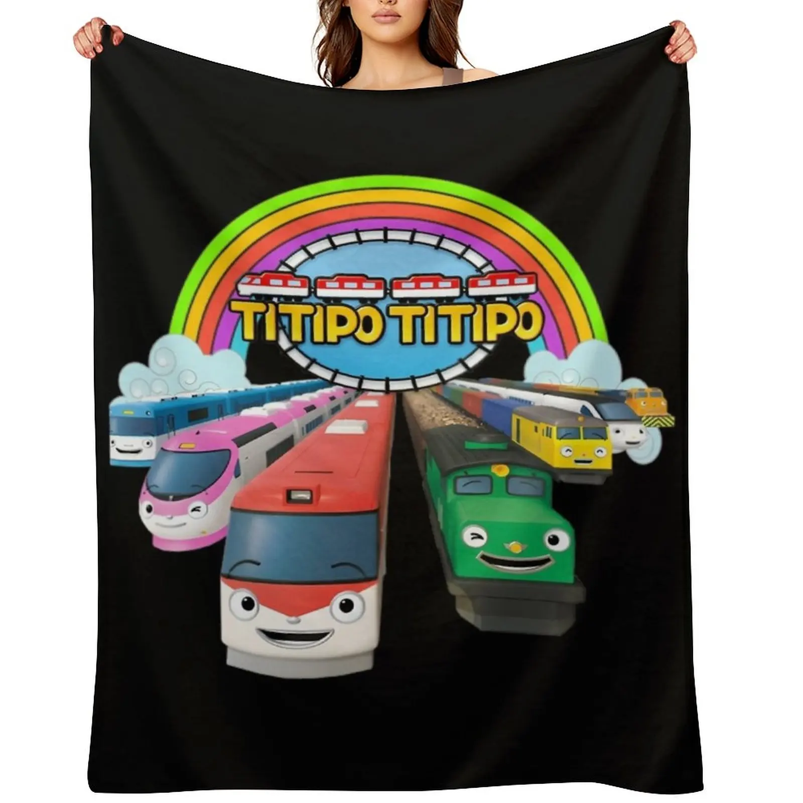 

Titipo And Friends Throw Blanket decorative christmas decoration Soft Plush Plaid Flannel Blankets