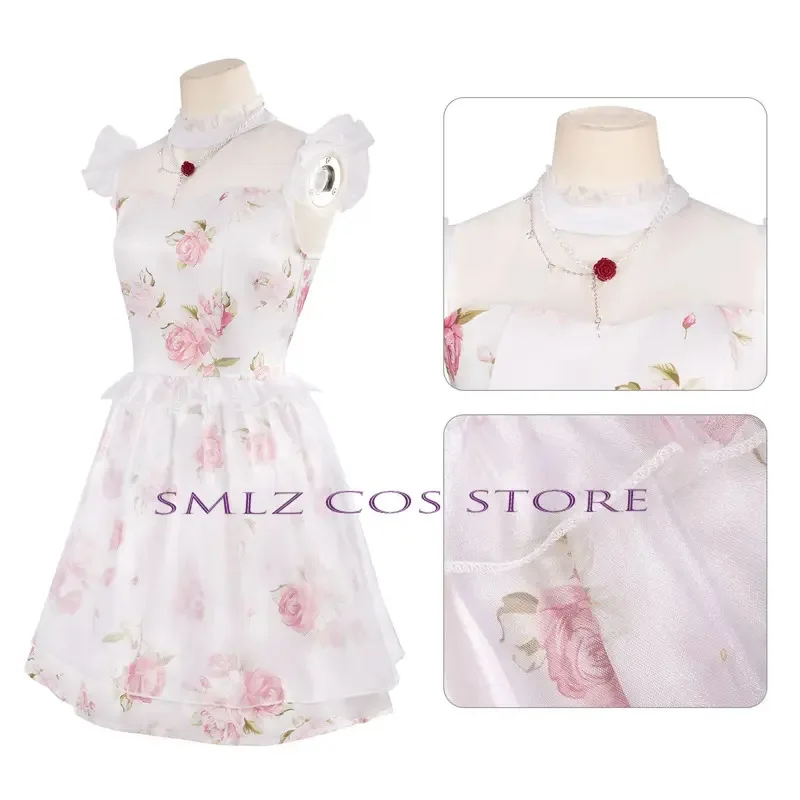 CyGame Miracle Nikki Cosplay fille Nikki impression robe d'été florale fête d'halloween Anime Costume princesse tenue pour femme