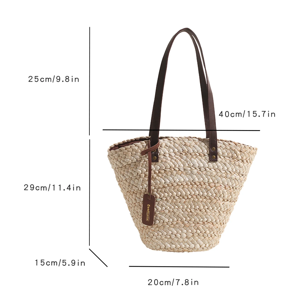 Designer Straw Bag Women Luxury Diamond Studded Handmade Woven Handbags Female Fashion Boho Beach Shoulder Crossbody Bags Basket