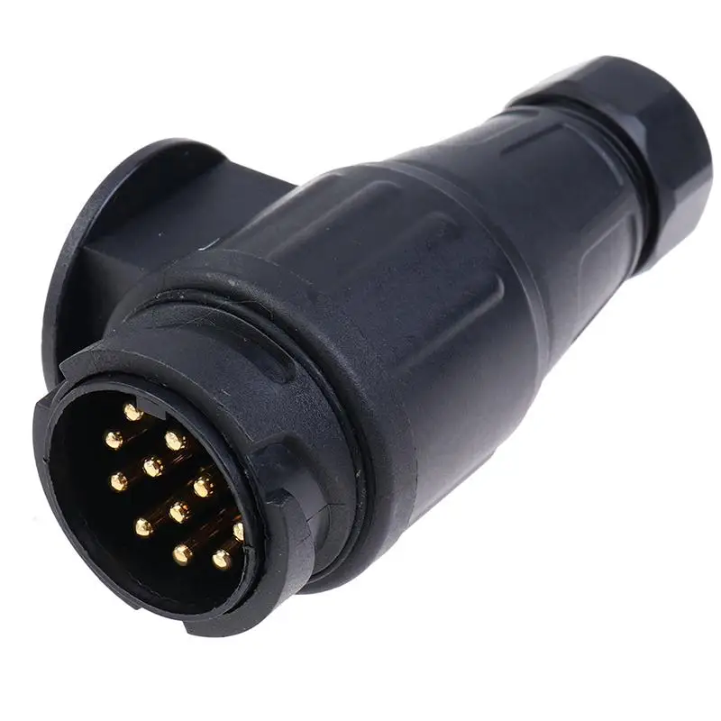 12V 13 Pin Trailer Plug Waterproof Trailer 13 Pole Electrical Connector - view 3