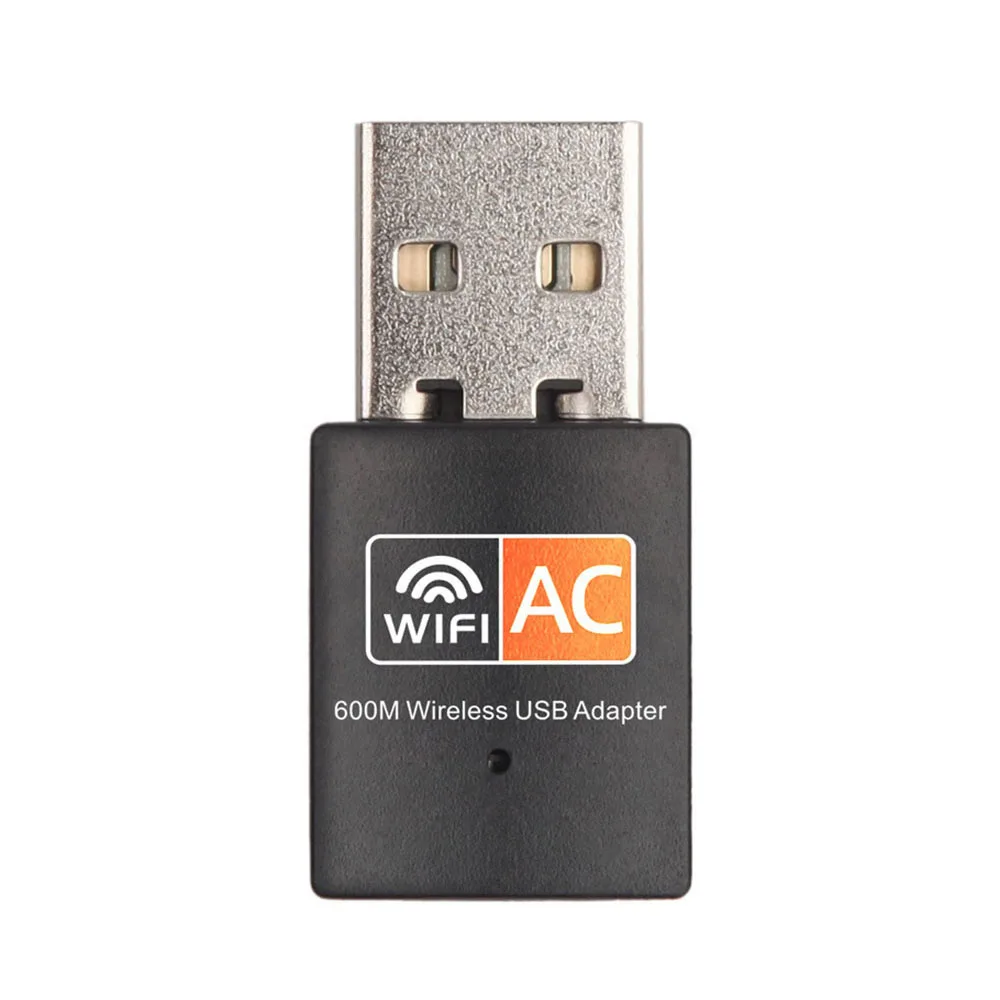 600Mbps Dual Band USB WiFi Dongle 2.4G 5GHz AC Wireless Network Adapter 802.11ac Mini WiFi Receiver For Desktop Laptop PC