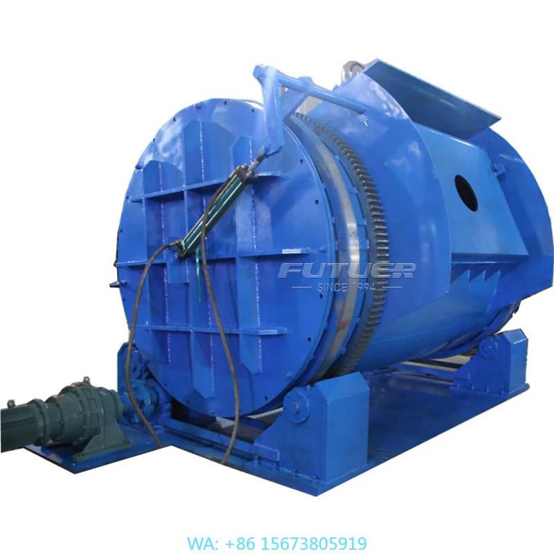 China Manufacturer's Rotary Tilting   Furnace for Aluminium Melting Induction Casting with Motor As Core Component
