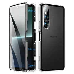 Shockproof Metal Armor Case For Sony Xperia 1 VI Case Magnetic Aluminum Frame Cover For Sony Xperai 5 IV 1 VII 10 VI Case Coque