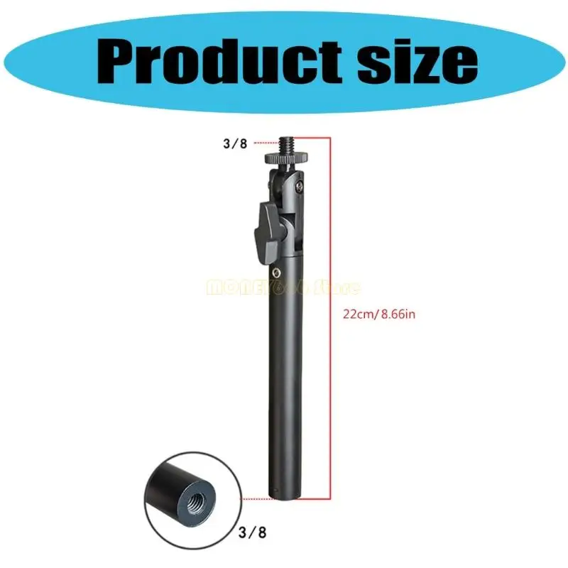 f62c 3/8inch ถึง 3/8 นิ้วชายกับก้านต่อเกลียวตัวเมียสำหรับขาตั้งไมโครโฟน