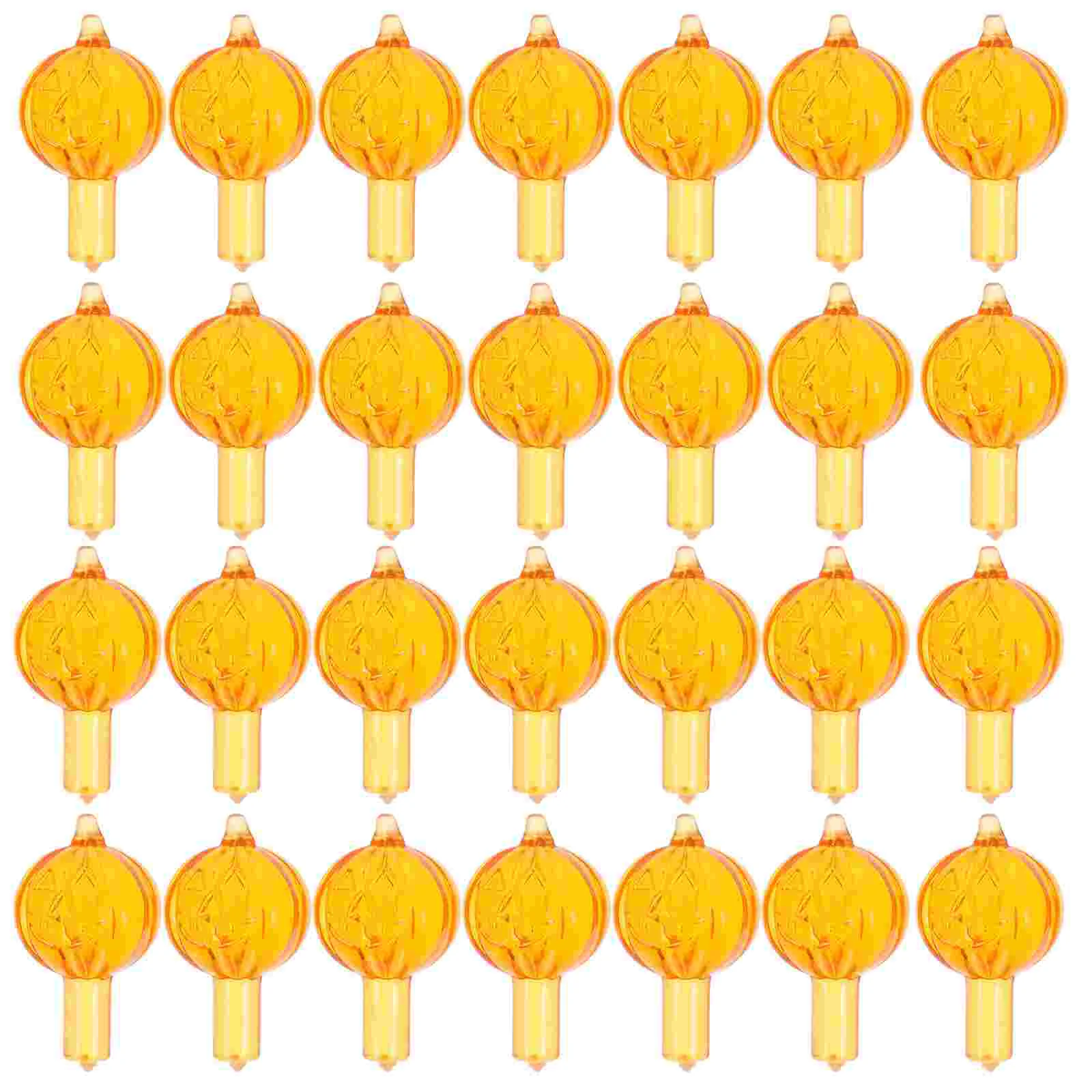 

60 Pcs Jack-o'-lantern Bulbs Pumpkin Light for Ceramic Tree Halloween Trees Replacement Plastic Lights Christmas