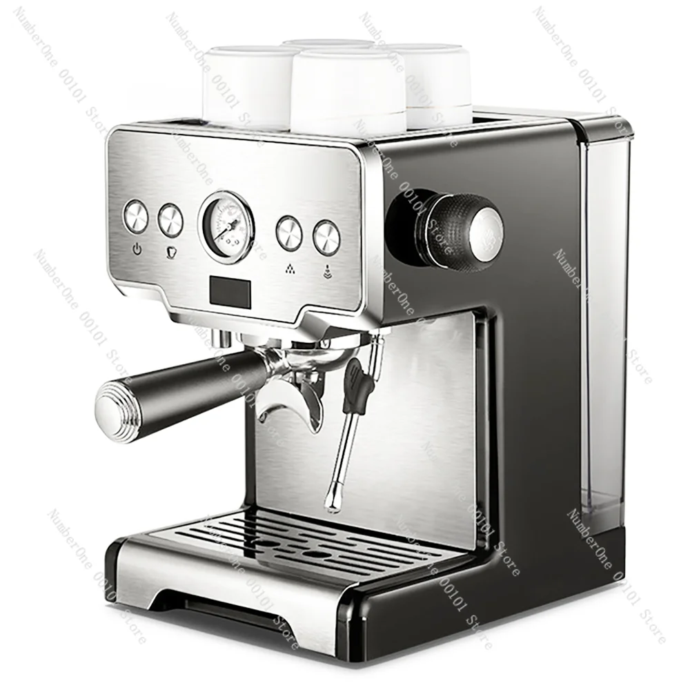 Espresso Machine Crm3605 Stainless Steel Italian Coffee Maker 15bar Home Semi-Automatic Pump Type Coffee Machine 220v 1450w