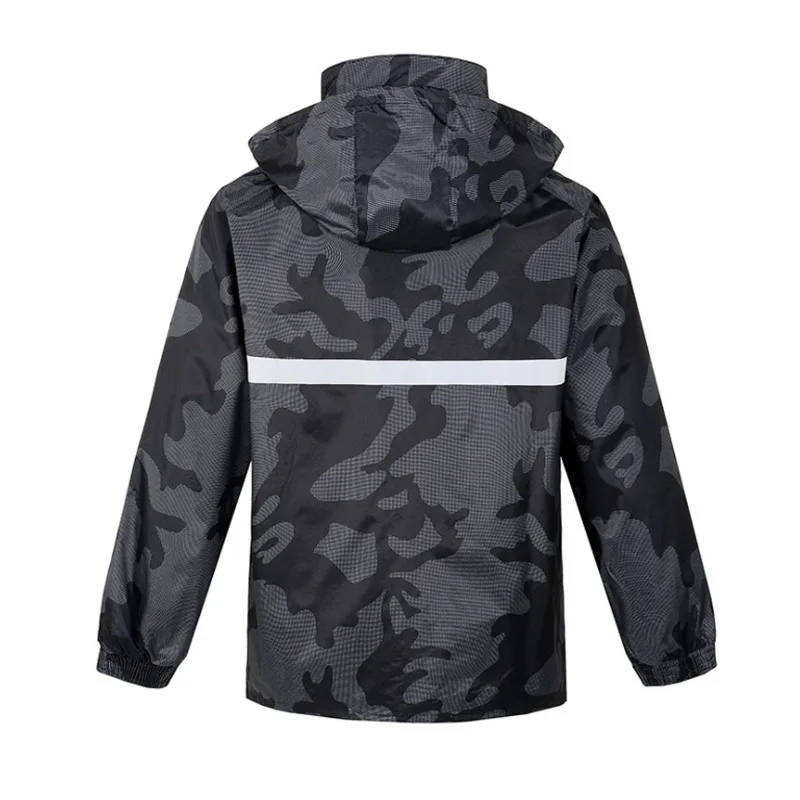 Outdoor Camouflage Windproof And Waterproof Raincoat Suit Cycling Sports Wilderness Exploration Overcoat