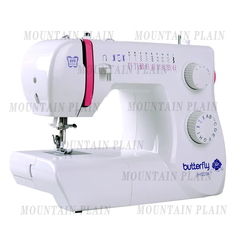 Butterfly Sewing Machine JH5223A Household Electric Edge Locking Automatic Threading Eating Thick Keyhole Sewing Machine