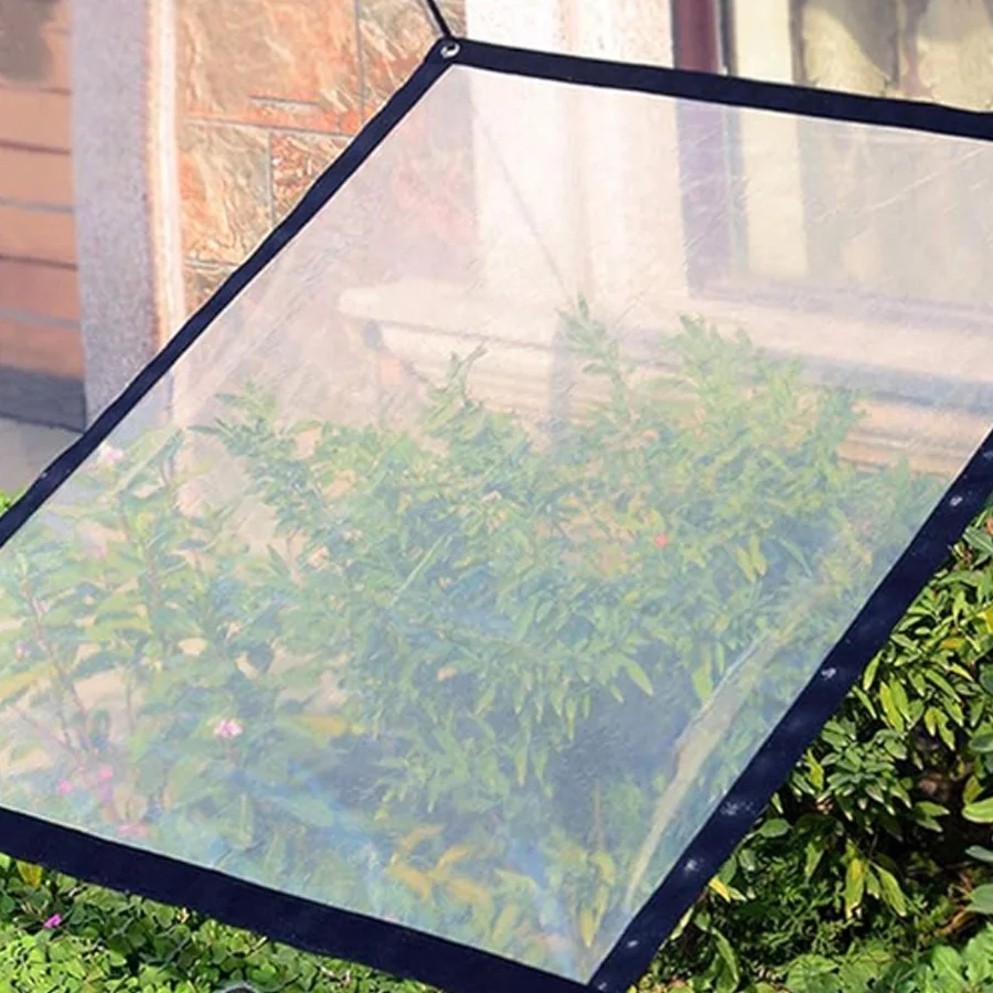 

Transparent Tarpaulin Canopy 2x3m3x3m Suitable for Greenhouse Outdoor Garden Plant Window Polyethylene Covering Anti-UV