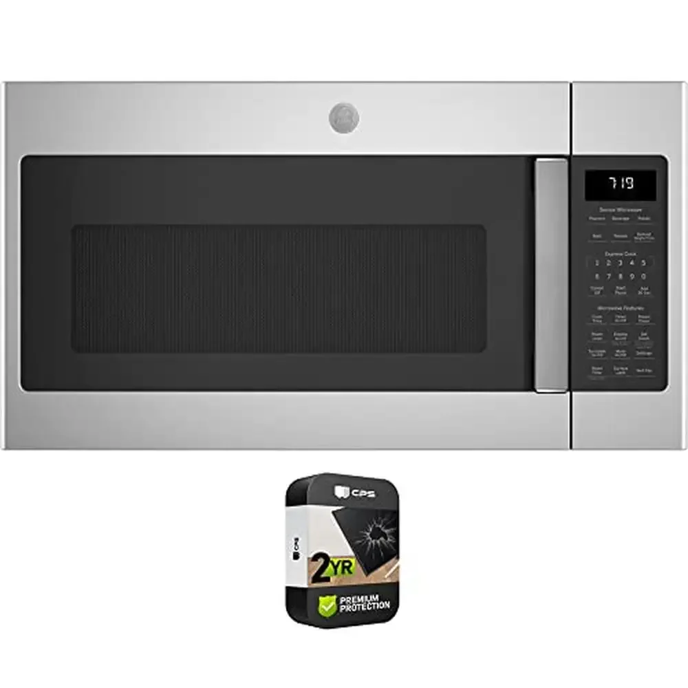 1.9 Cu. Ft. Over-the-Range Sensor Microwave Oven Stainless Steel Bundle Enhanced Protection Kit Recirculating Charcoal Filter