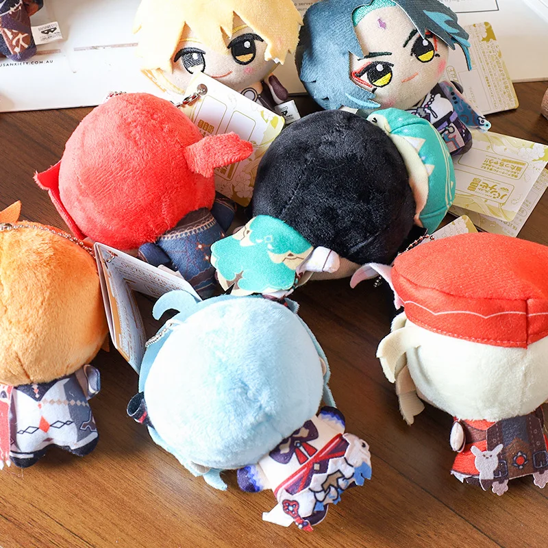 10CM Impact Tartaglia Kaeya Diluc Venti Xiao Klee peluche pendentif jouet Mini porte-clés poupée sac à dos accessoire pour cadeau