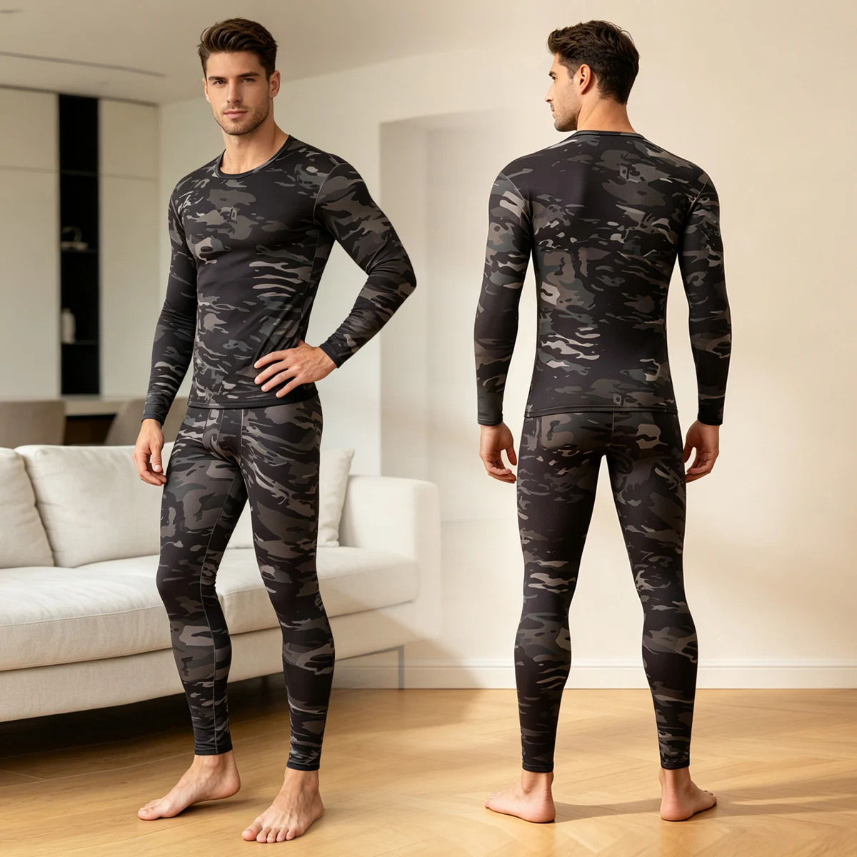 2/4-delig heren warme pak met  - Thermal Long John recensie en prijs