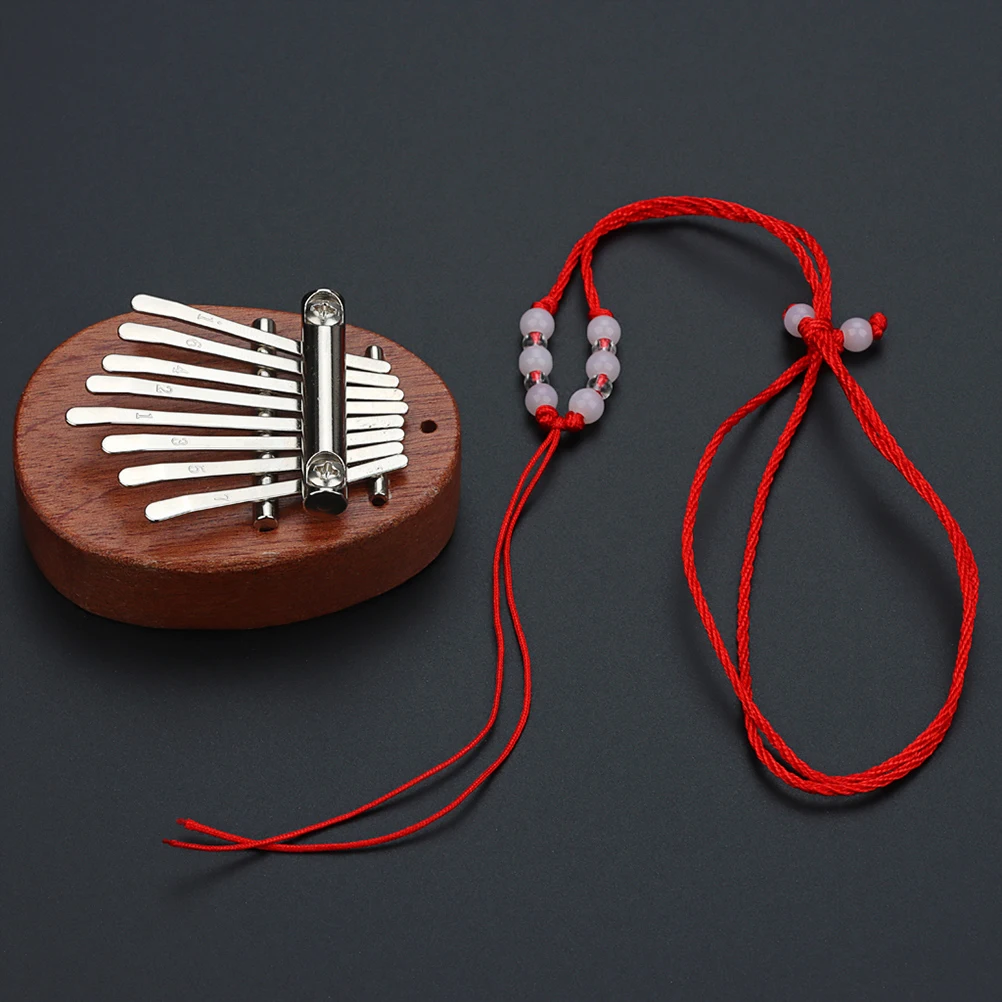

Wooden Kalimba 8 Keys Mini Finger Piano Small Musical Instrument for Beginners Kids Adult Portable Thumb Piano