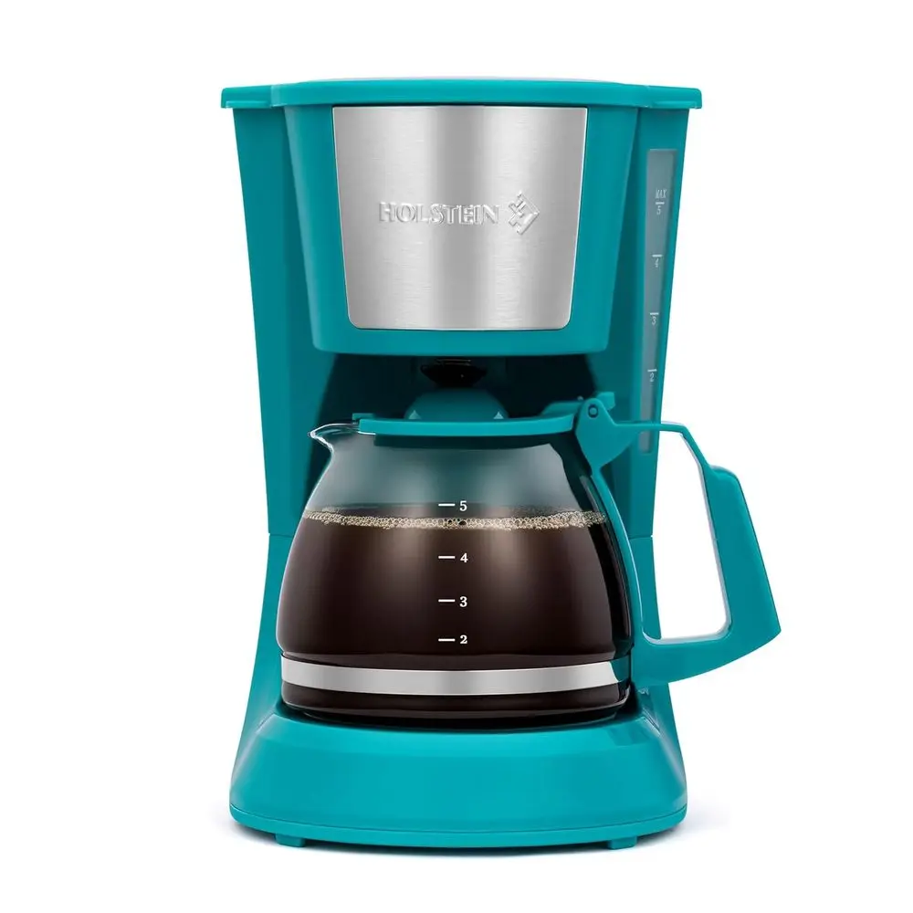 

5 Cup Drip Coee Maker – Compact and User-riendly with Auto Pause & Serve, Reusable ilter, Measuring Spoon & Glass Carae, Oice &