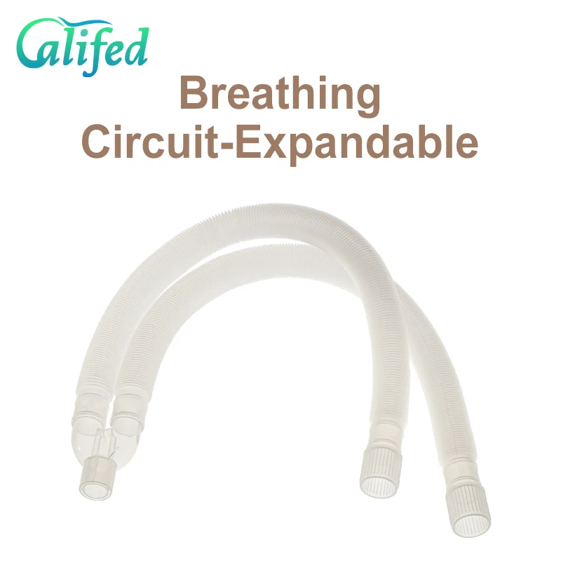 Calibred – Circuit de respiration jetable, cercle médical extensible d'anesthésie, Tube extensible, pour adulte, pour pédicure