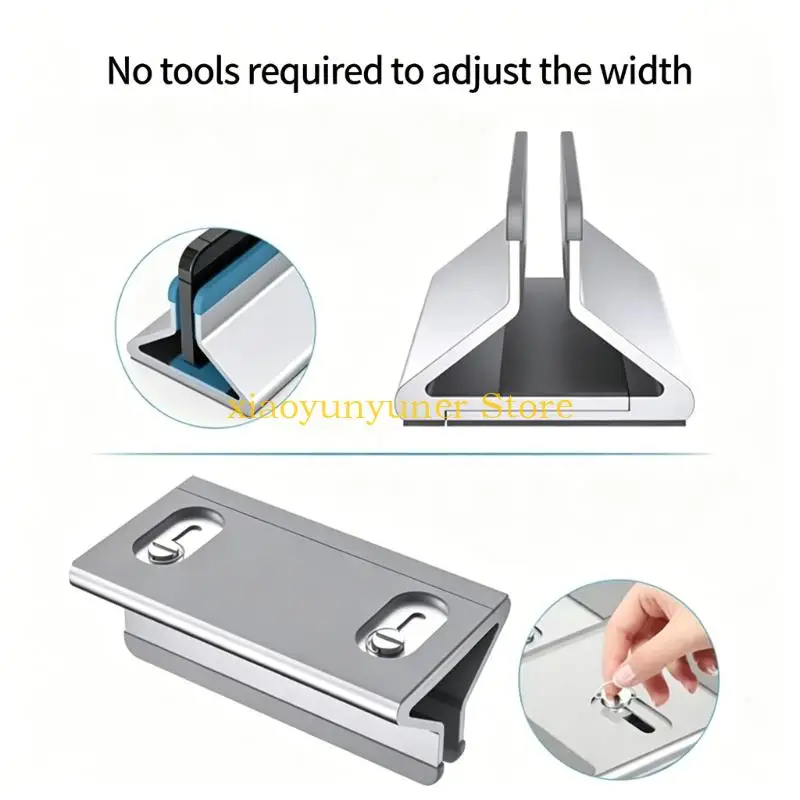 P9JB Stable Laptop Holder Desk Organiser Nonslip For 13 To 17Inch Notebook Stand