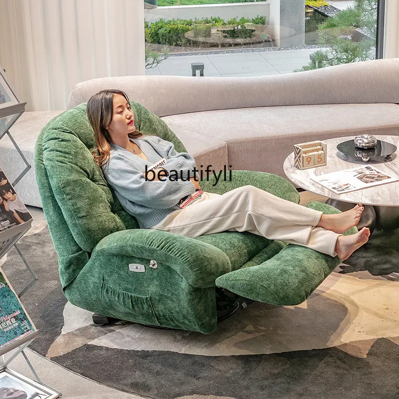 Electric Single Sofa Multifunctional Reclining and Sleeping Lazy Space First Class Rocking Chair