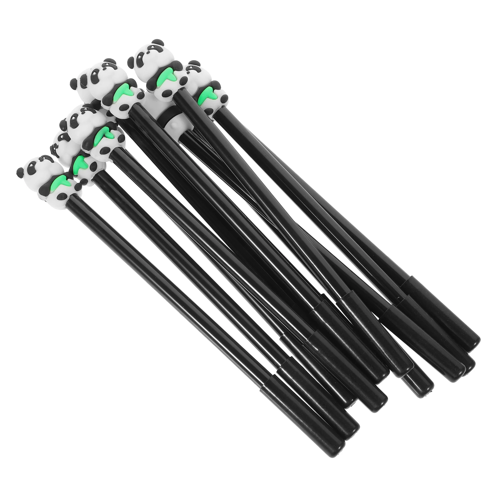 

12pcs Cartoon Panda Pens Animal Designed Gel Ink Pens For Students School Stationery Writing Supplies Portable