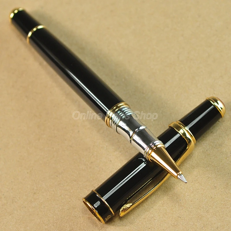 

Duke Black & Golden Metal Roller Ball Pen Professional Writing Pen DRP007