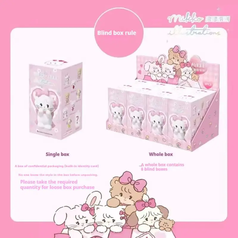 

Miniso Mikko слепая коробка Start A Dream Series слепая коробка модный игровой гаражный комплект милая кукла украшение для девочки подарок на день рождения детские игрушки