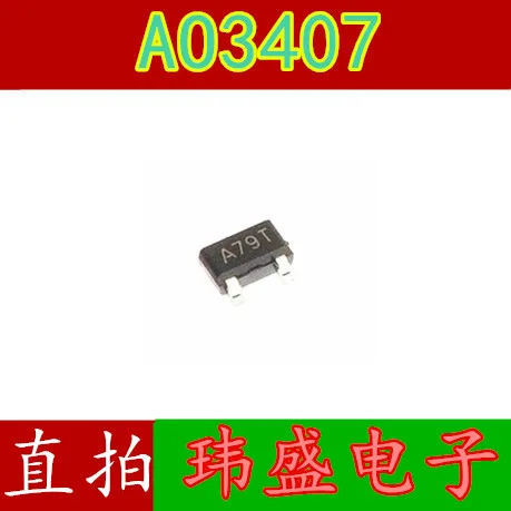 10 pieces AO3407 A03407 A7GA SOT23