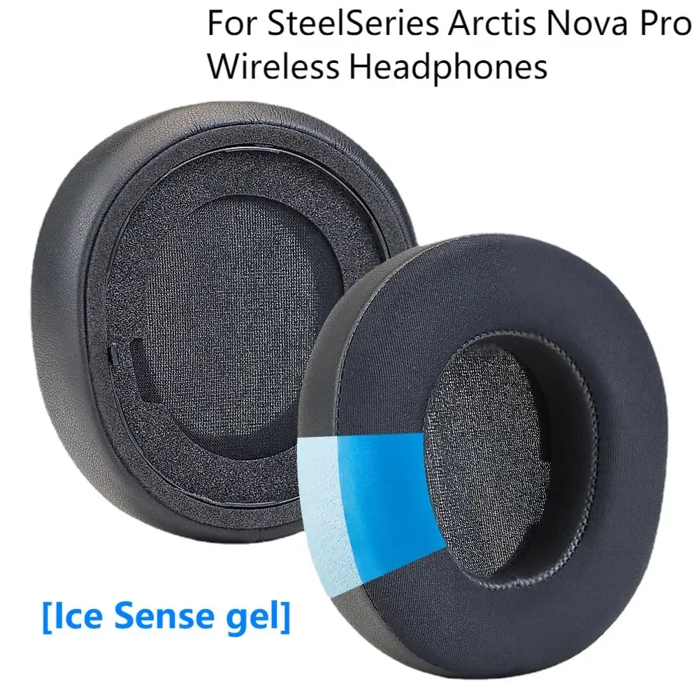 Replacement Earpad For SteelSeries Arctis Nova Pro Wireless Headphones Ice Sense gel Earmuffs Ear Cover Cushion