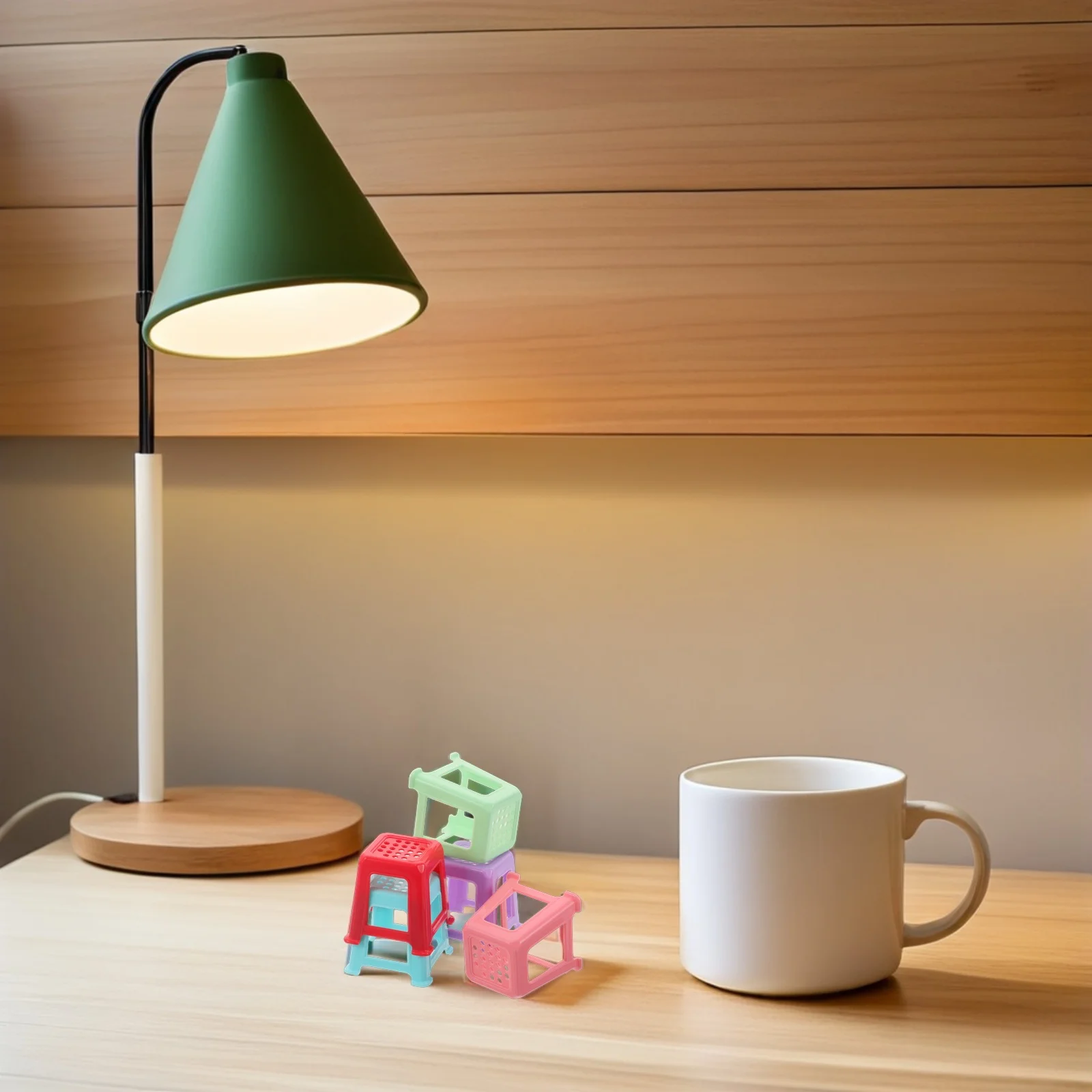 

20Pcs Paint Canvas Stand Mini Risers Plastic Chairs Stable Support Non-Slip Fluid Painting Holder Portable Canvas Feet