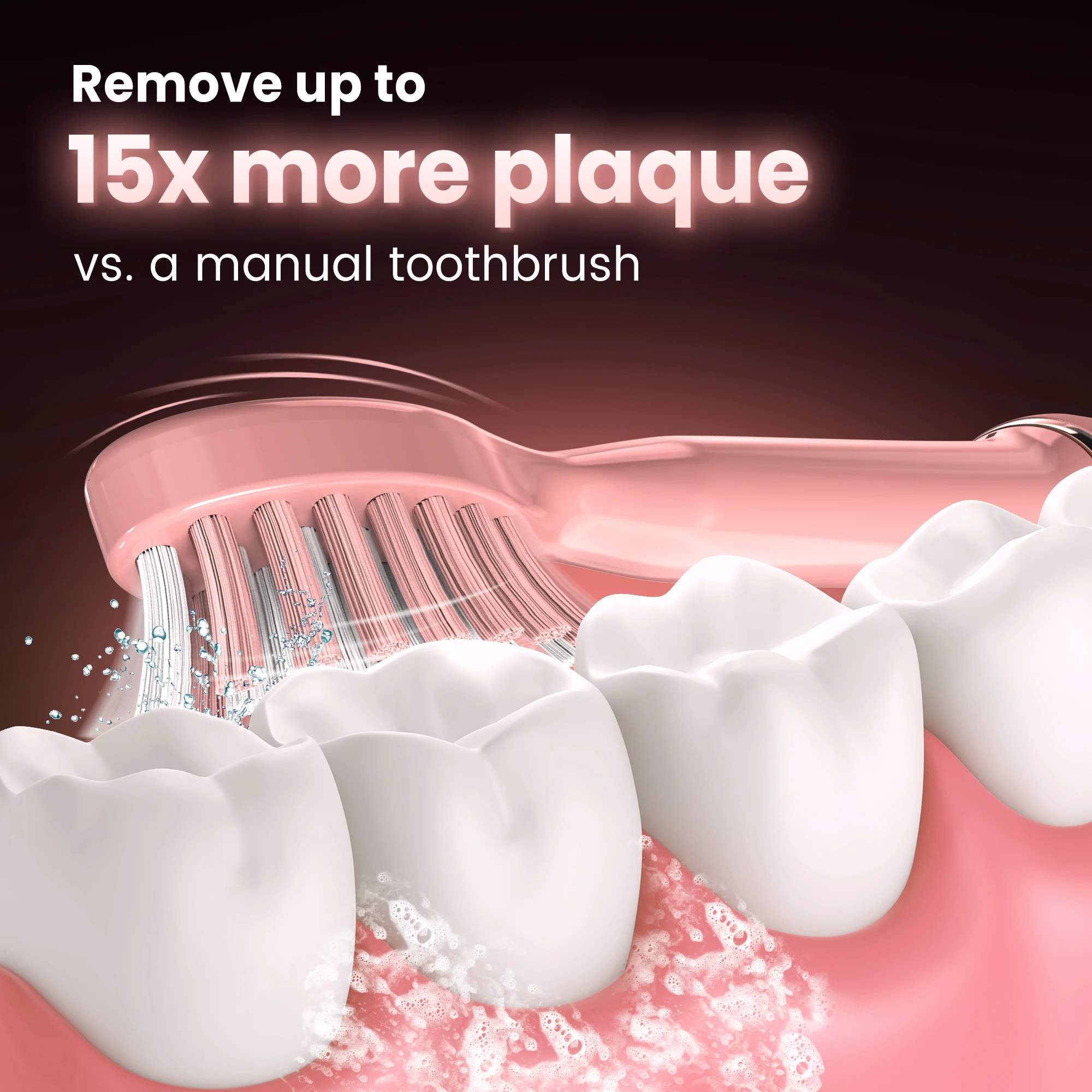 Sejoy Electric Sonic Toothbrush USB Rechargeable Long Battery Life with 6 Replacement Heads Teeth Clean Whitening oothbrush