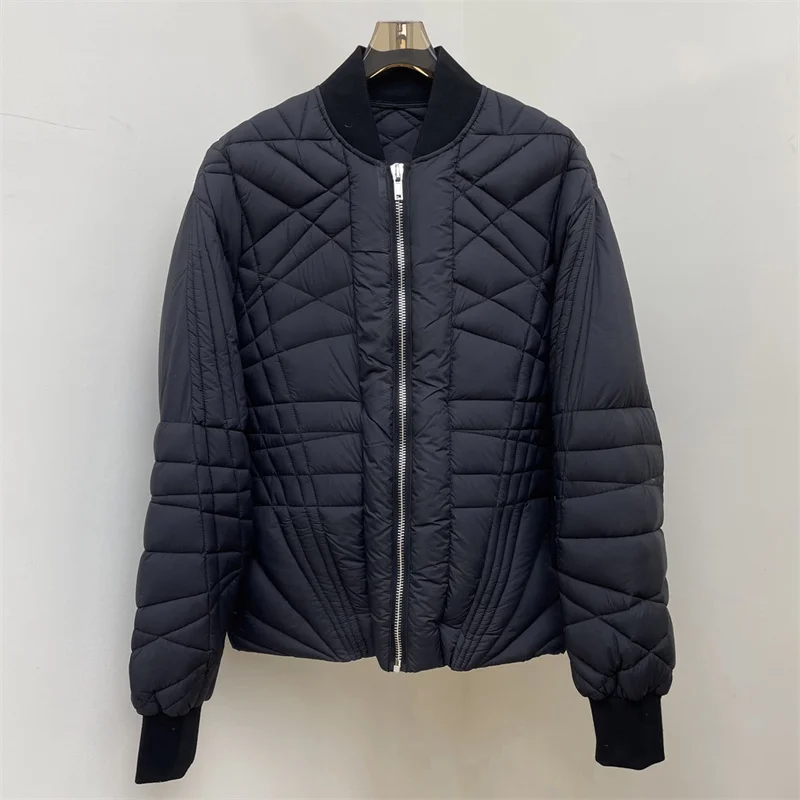 Dames winterjas Nieuw 90 ganzendons gevuld donsjack voor de winter 2025, gewatteerde donsjas met honkbalkraag, y2k donsjassen