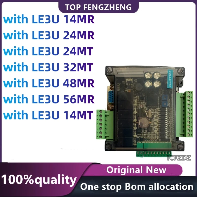 100% new original EA-043A HMI touch screen 4.3 inch and FX3U series PLC industrial control board