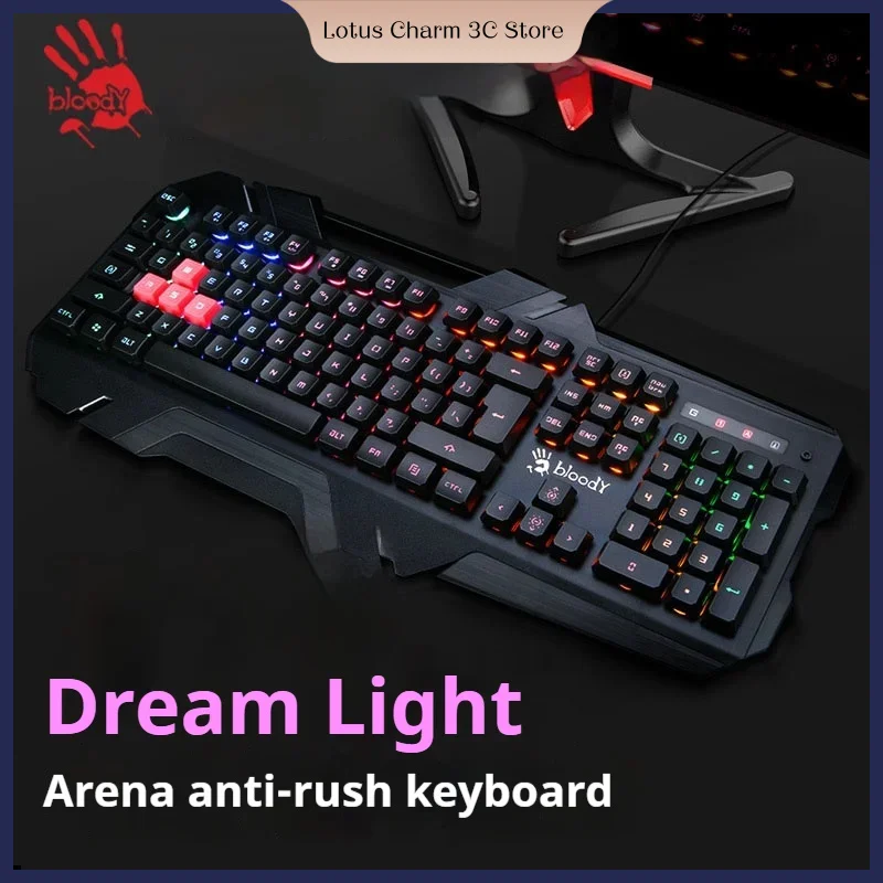 A4tech Bloody B150N Wired Esports Game Keyboard Thin Film Keyboard For Laptop Desktop Computer Accessories Office Gaming Gifts