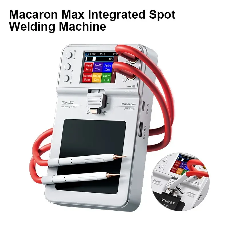 

Tp Spot Welder QianLi Macaron MAX Portable Spot Welding Machine Battery Spot Welder for iPhone Battery Replacement Repair Tool