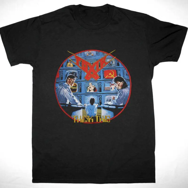 Toxik piensa esta camiseta 1989 algodón negro talla S a 5Xl Da691