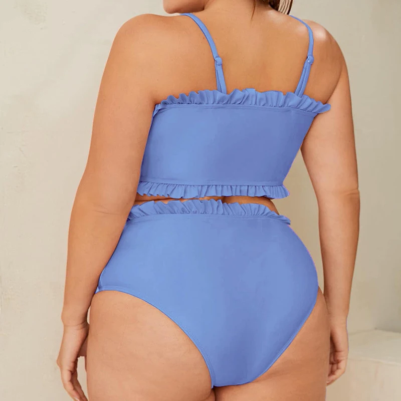 Bikini estampado multicolor tallas grandes - close-up view