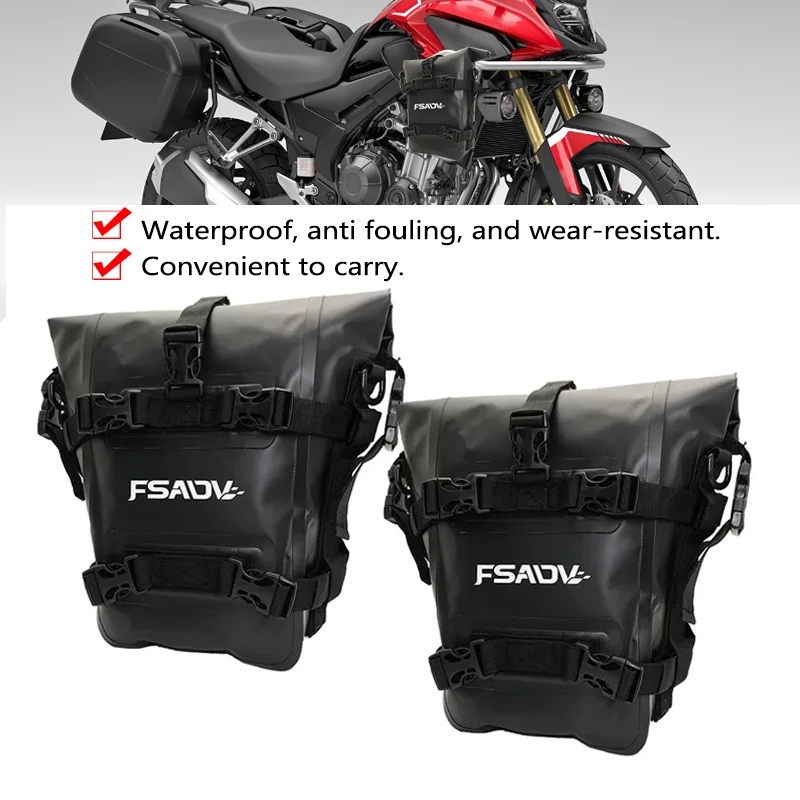 For Honda CB500X CB400X CB500 X CB 500X 2013-2023 Motorcycle 5L-8L Frame Crash Bars Bag Repair Tool Placement Bag