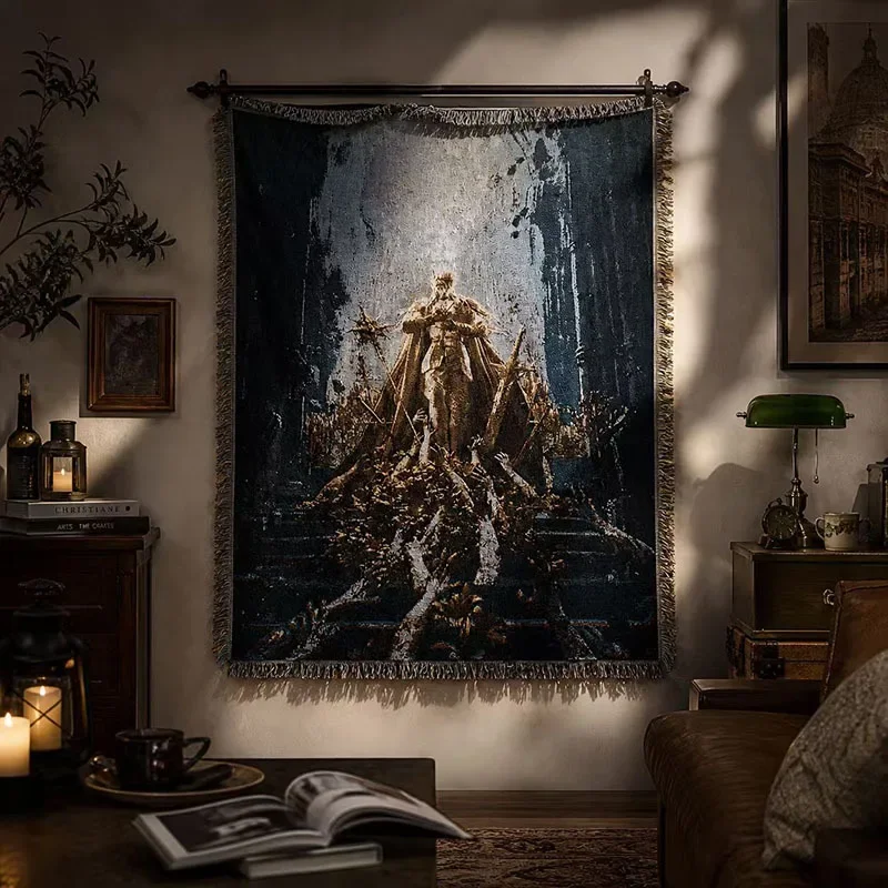 New Art Thread Blanket Throw Tapestry Homestay Decoration Sofa Cover Picnic Camping Blanket Nap Leisure Bedspread Dropshipping
