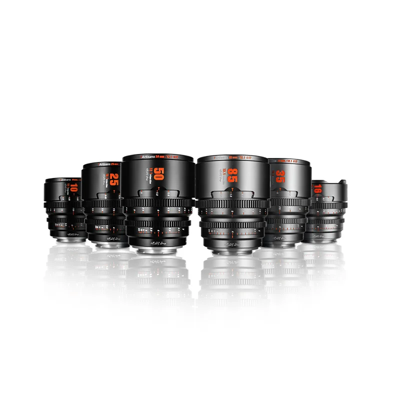 7artisans Hope Prime Super 35  Cinema Lens 10/16/25/85mm T2.1 for Canon RF Fujifilm XF Sony E M4/3 Mount Camera