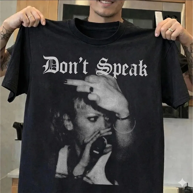 Don’t Speak Gwen Stefani No Doubt T-Shirt 90s Rock Graphic Tee Unisex Gift S-4XL