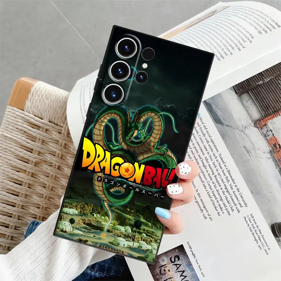 حافظة لهاتف سامسونج جالاكسي S21 FE S20 S25 Edge S23 Ultra S24 Plus من دراغون بول دراجون بول