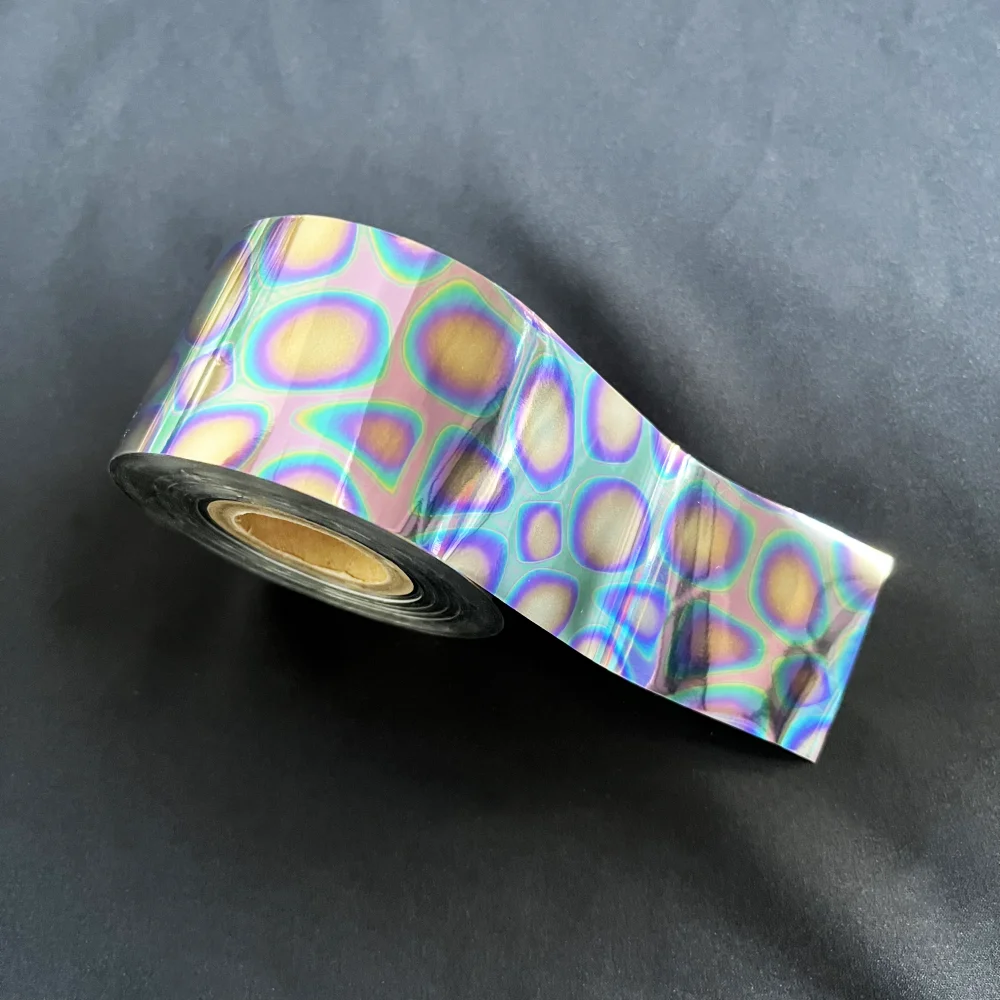 

DIY свинцовые пластиковые деревянные искусственные приманки, приманки с нерегулярным круглым узором, фольга для горячего тиснения, теплопередающая фольга, пленка 4 см x 120 м