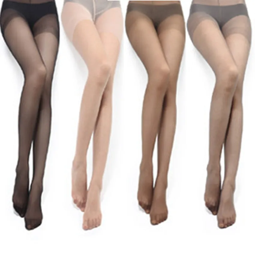 0 D Stockings Big Yards Closed Crotch Show Thin and Sexy Legs Play High Feet Render Pantyhose  ultra-thinhable Anti-Snagging