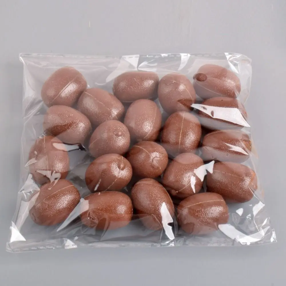 20 piezas Mini comida de imitación realista, modelo de pera, fresa, frutas artificiales, modelo de plátano bonito, juguete de cocina de simulación para niño