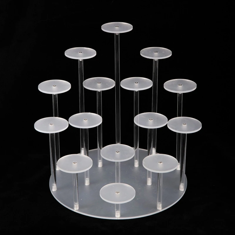 Clear Acrylic Stands for Display Round Ring Dessert Stand Cake Table Stands Cupcake Stand  Jewelry Display Holder