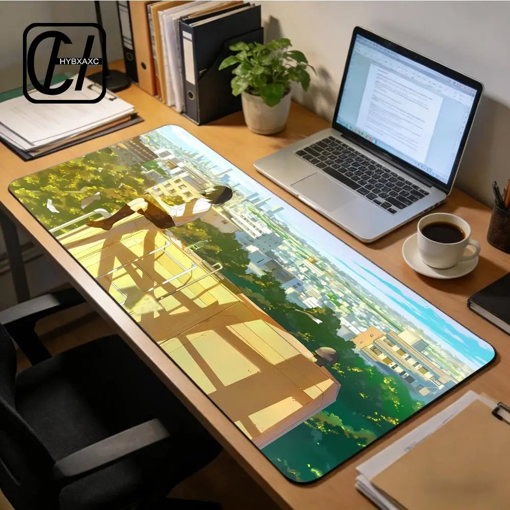 

The Daily Life That Has Been Tinted Yellow Mouse Pad large keyboard desk pad non-slip rubber gaming mouse pad laptop mouse mat