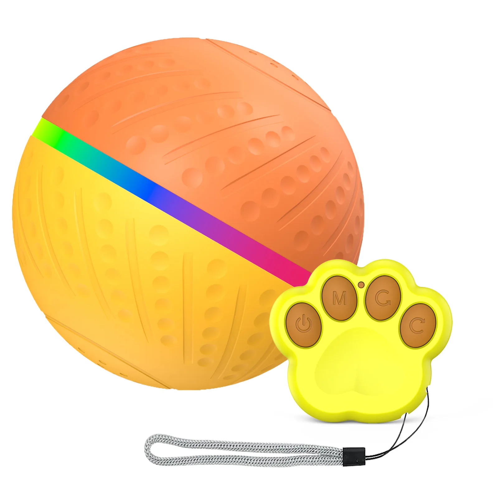 

Eco-Friendly O3 Electric Wicked Rubber Ball Smart Interactive Small Size Pet Dog & Cat Toy Durable Movement Products