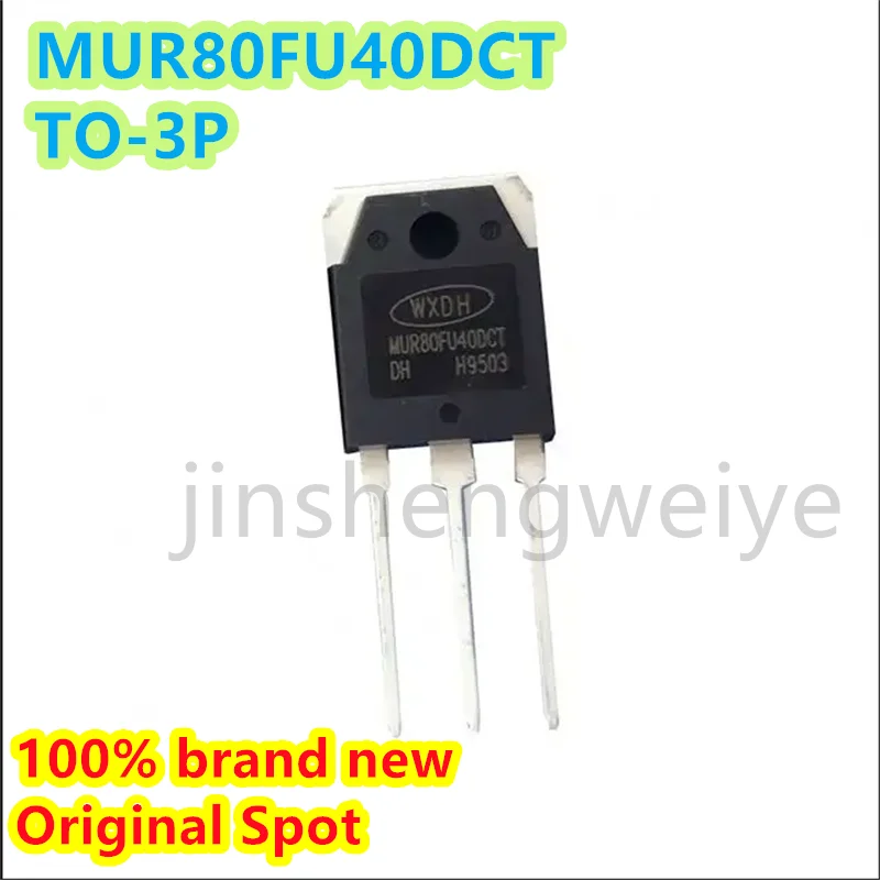 5~20PCS MUR80FU40DCT MUR80FU40 100% Original Stock 80A 400V Fast Recovery Diode for Inverter Welder Brand New Free Shipping