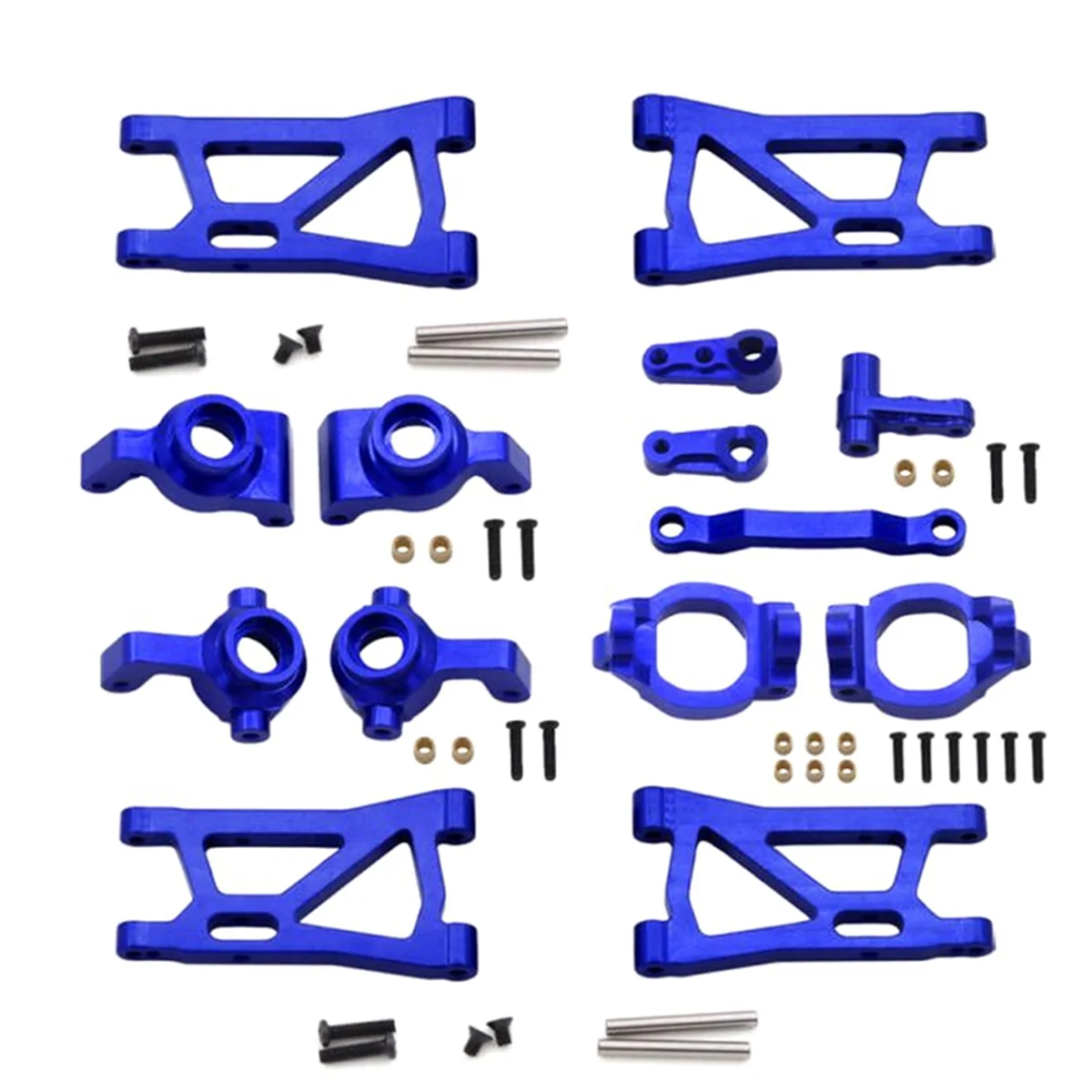 

For 1/16 SMAX 1621 1625 Front and Rear Steering Cups, Swing Arms, Steering Groups, C Seats and Other Upgrade Parts,Blue