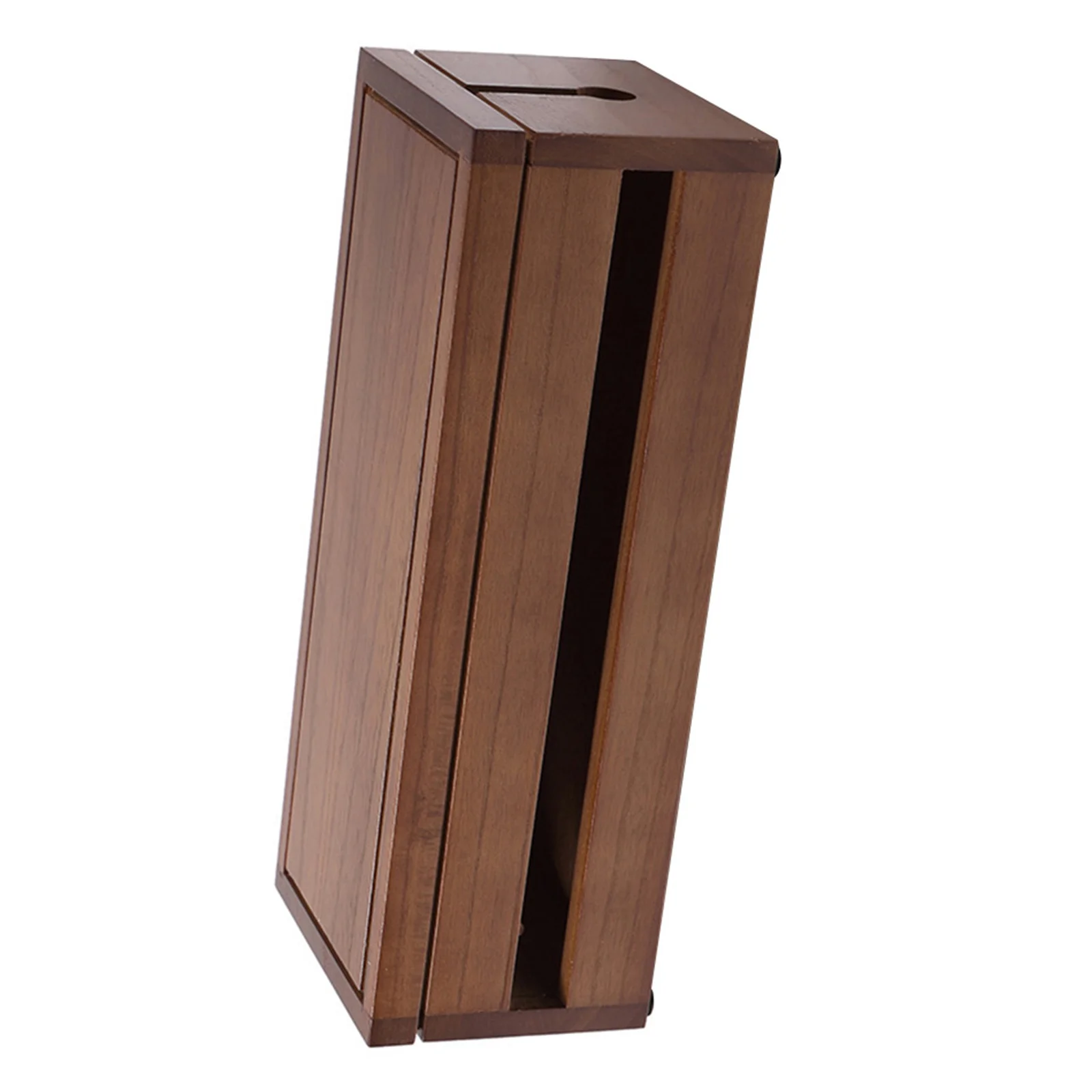 

1pc Wooden Cable Storage Box Multi-Functional Socket Organizer For Chargers Power Strips Adapters Wire Manager With Detachable